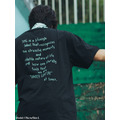 Black SMG Handwritten Slogan Graphic Tee-6