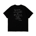 Black SMG Handwritten Slogan Graphic Tee-1