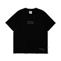 Black SMG Handwritten Slogan Graphic Tee