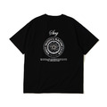 Black SMG Racing Wheel Graphic Tee-1