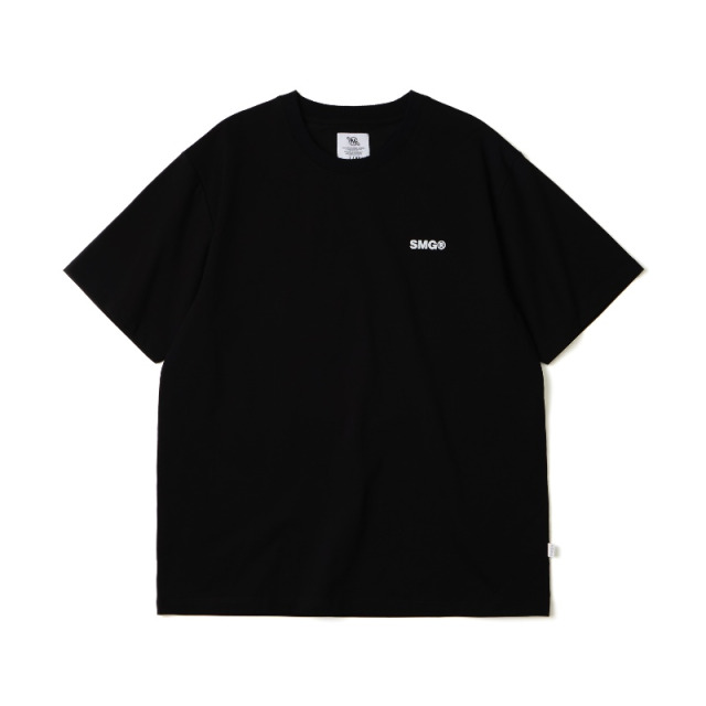 Black SMG Racing Wheel Graphic Tee