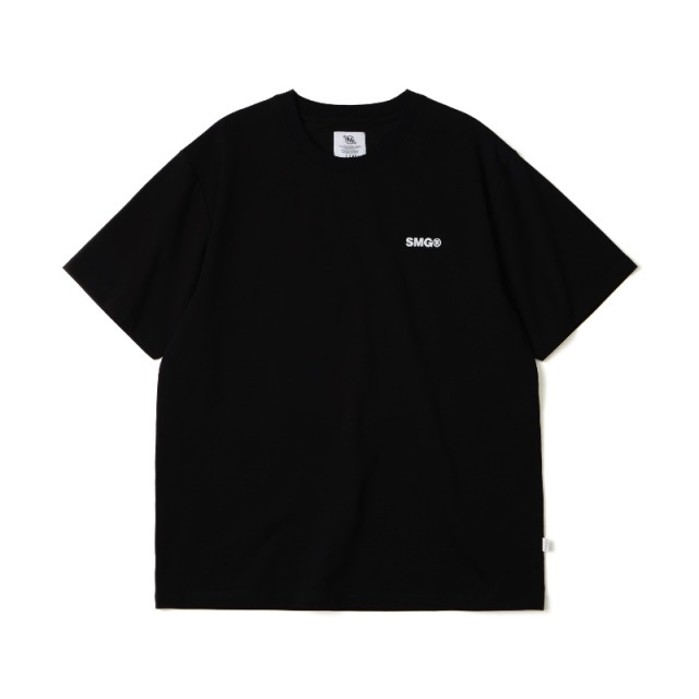 Black SMG Racing Wheel Graphic Tee