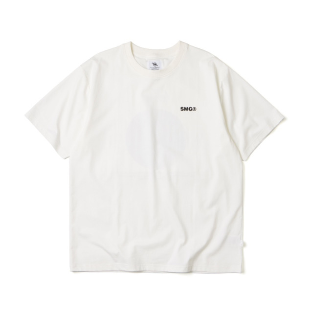 White SMG Racing Wheel Graphic Tee