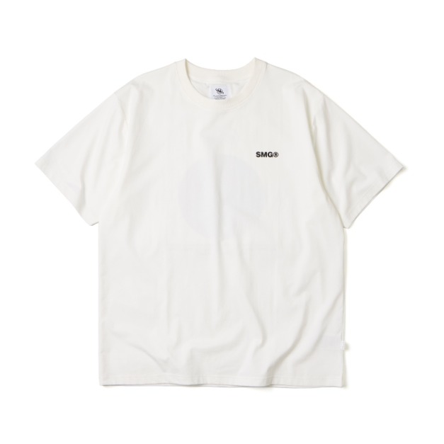 White SMG Racing Wheel Graphic Tee