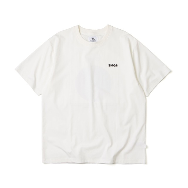 White SMG Racing Wheel Graphic Tee