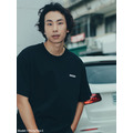 Black SMG Racing Wheel Graphic Tee-5