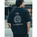 Black SMG Racing Wheel Graphic Tee-6