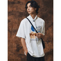 White SMG Rhythm Graphic Tee-6