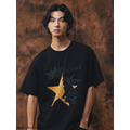 Black MCCCVII Angel Graphic Tee-7