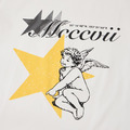 White MCCCVII Angel Graphic Tee-2