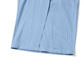 Sky Blue Tailored Pinstripe Wide Shorts-3