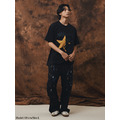 Black MCCCVII Angel Graphic Tee-5