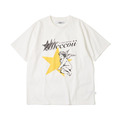 White MCCCVII Angel Graphic Tee
