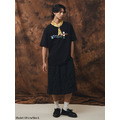 Black Tailored Pinstripe Wide Shorts-5