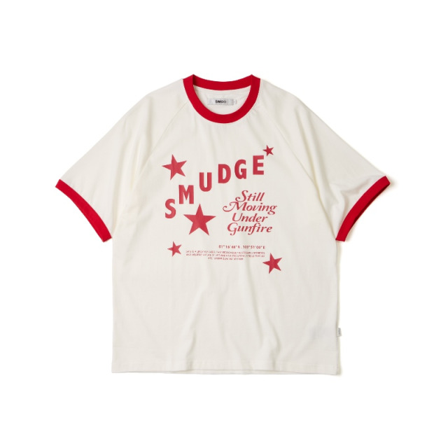 SMG Astra Slogan Raglan Ringer Tee