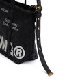 Black SMG Washed Canvas Utility Tote Bag-6