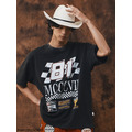 Black MCCCVII Speedway Racing Graphic Tee-8