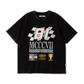 Black MCCCVII Speedway Racing Graphic Tee