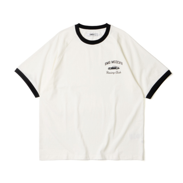 Racing Club Graphic Raglan Ringer Tee