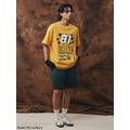 Yellow MCCCVII Speedway Racing Graphic Tee-5