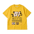 Yellow MCCCVII Speedway Racing Graphic Tee