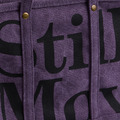 Purple SMG Washed Canvas Utility Tote Bag-4