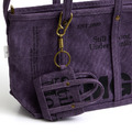 Purple SMG Washed Canvas Utility Tote Bag-2