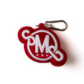 Red SMG Embroidered Plush Logo Charm