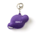 Purple SMG Embroidered Plush Logo Charm-1