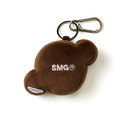 Brown SMG Embroidered Plush Logo Charm-1