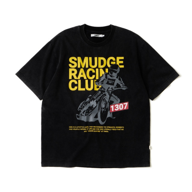 Black SMG Vintage Speedway Graphic Tee