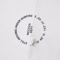 White Deconstructed Slogan Graphic Tee-8