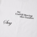 White Deconstructed Slogan Graphic Tee-2