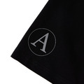 Black Deconstructed Slogan Graphic Tee-3