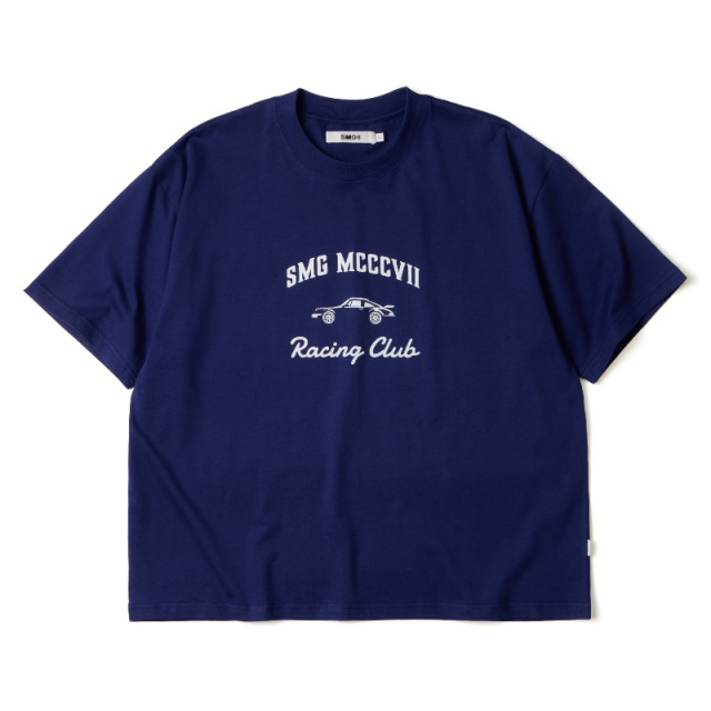 Blue MCCCVII Racing Club Graphic Boxy FIT Tee