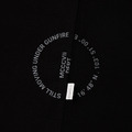 Black Deconstructed Slogan Graphic Tee-8