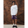 White Deconstructed Slogan Graphic Tee-10