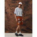 Red SMG Multi Patch Shorts-10