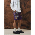 Purple SMG Multi Patch Shorts-9