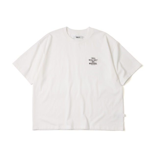 SMG Minimal Slogan Graphic Boxy FIT Tee