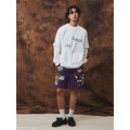 Purple SMG Multi Patch Shorts-6