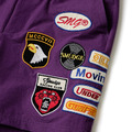 Purple SMG Multi Patch Shorts-4