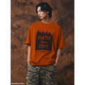 Red Faith Under Fire Graphic Tee-7