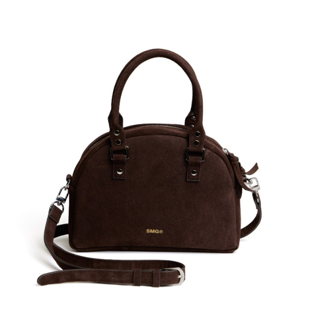 SMG Iconic Suede Bowling Bag