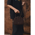 SMG Iconic Suede Bowling Bag-13