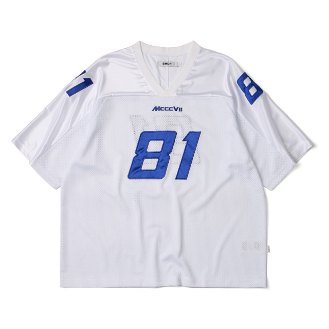 White Oversized Football Jersey