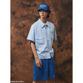 SMG Patch Boxy Fit Work Shirt-9