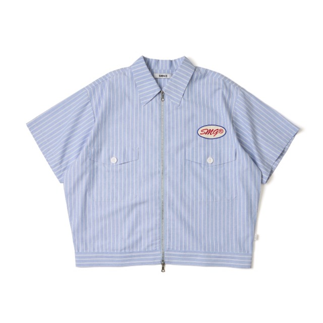 SMG Patch Boxy Fit Work Shirt