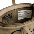 Olive Washed Canvas Utility Tote Bag-7