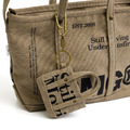 Olive Washed Canvas Utility Tote Bag-2